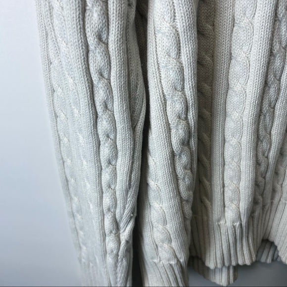 DENVER HAYES cream XL knit sweater - Picture 3 of 4